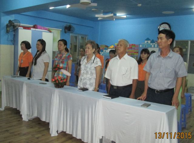 Lễ kết nạp Đảng viên Nguyễn Thị Ly